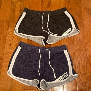 BUNDLE Justice Athletic Shorts Blue and Black in Women’s Small